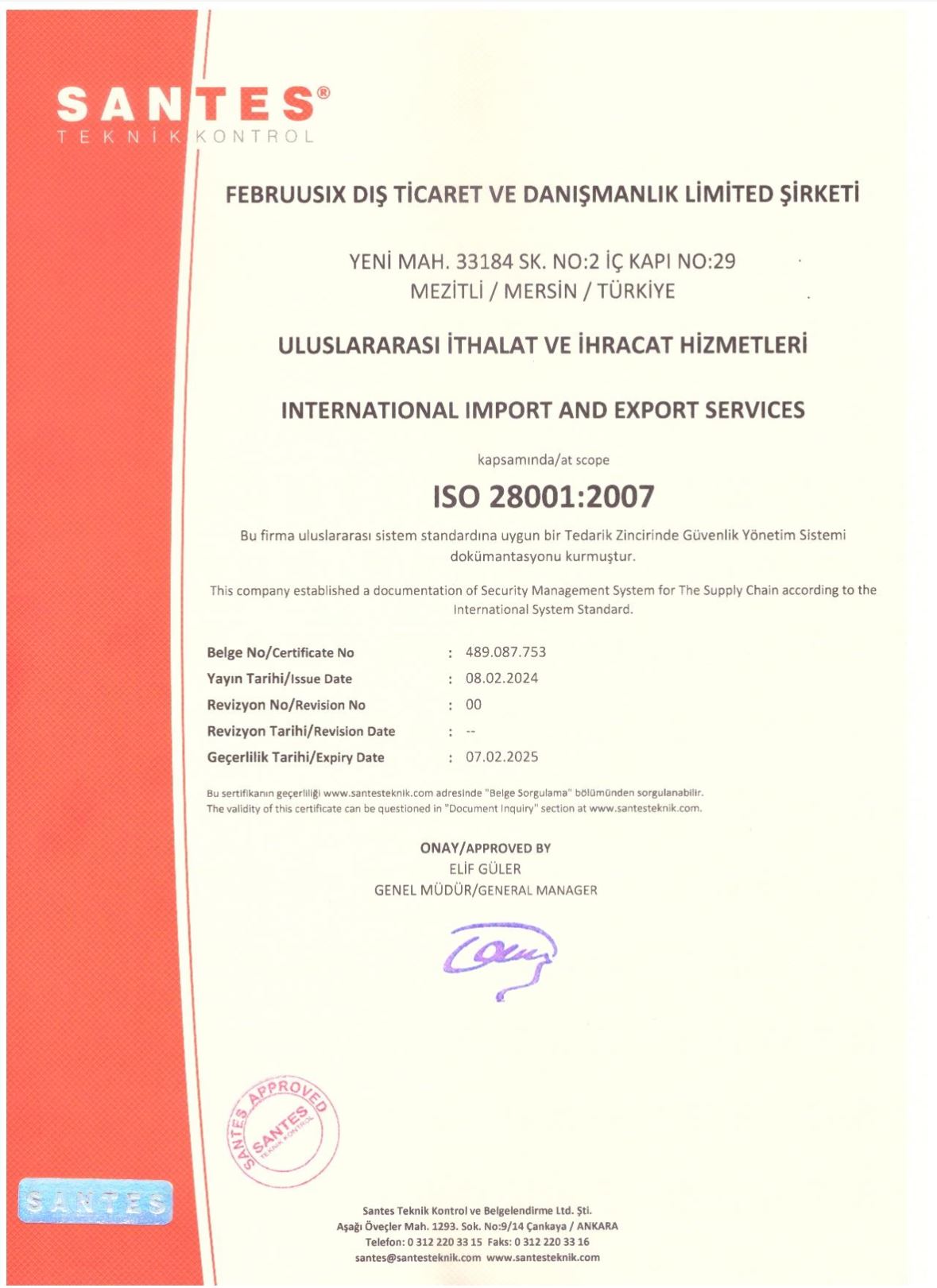 ISO 28001:2007